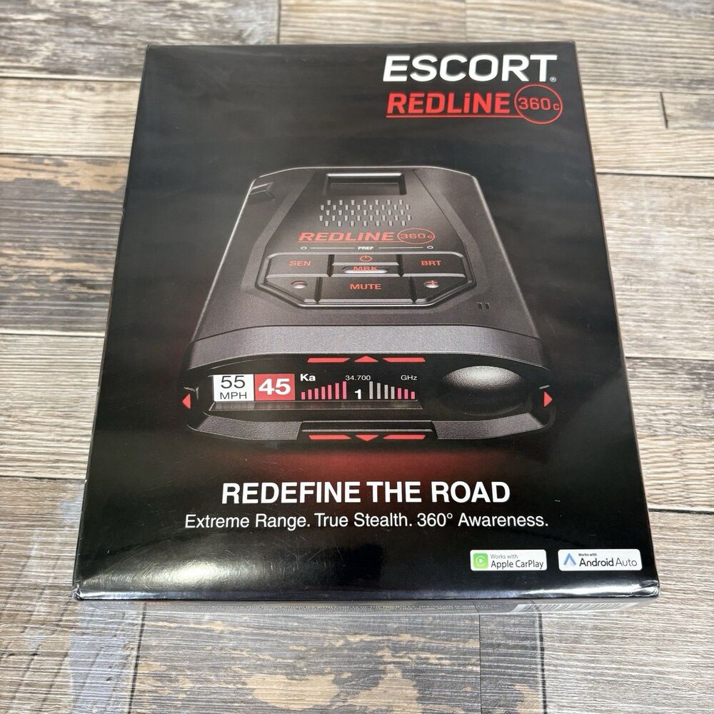 Escort Redline 360c Radar Speed Detector System GPS Laser Brand New Sealed!!